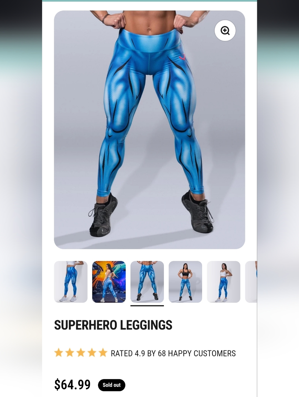 Gray Superhero Compression Leggings